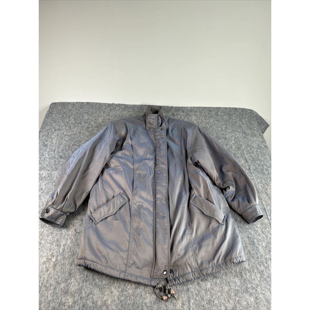 Vintage Forecaster of Boston Womens Coat Jacket Size Medium Gray‎ Winter Pattern